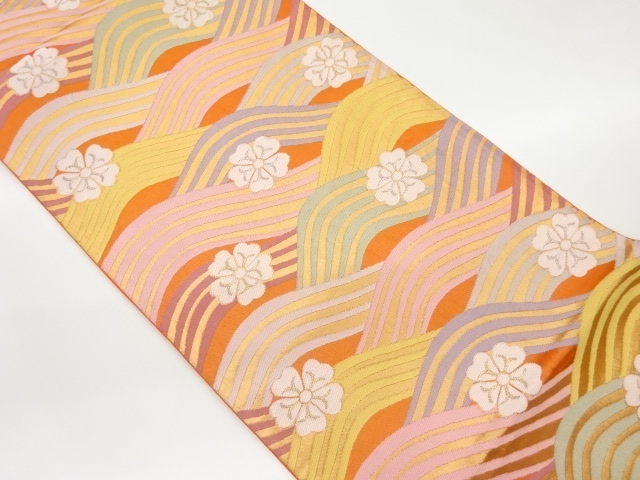 JAPANESE FUKURO OBI / WOVEN SAKURA